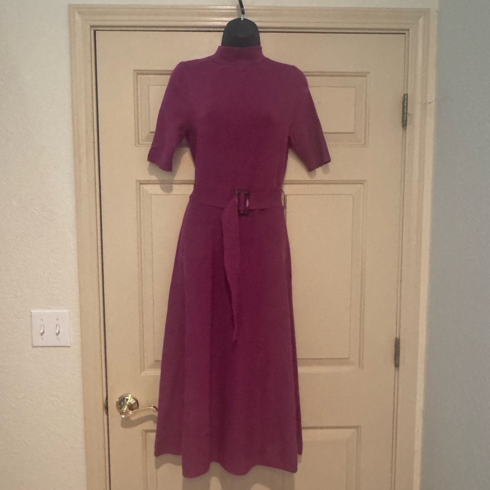 Ann Taylor Raspberry Sweater Dress
